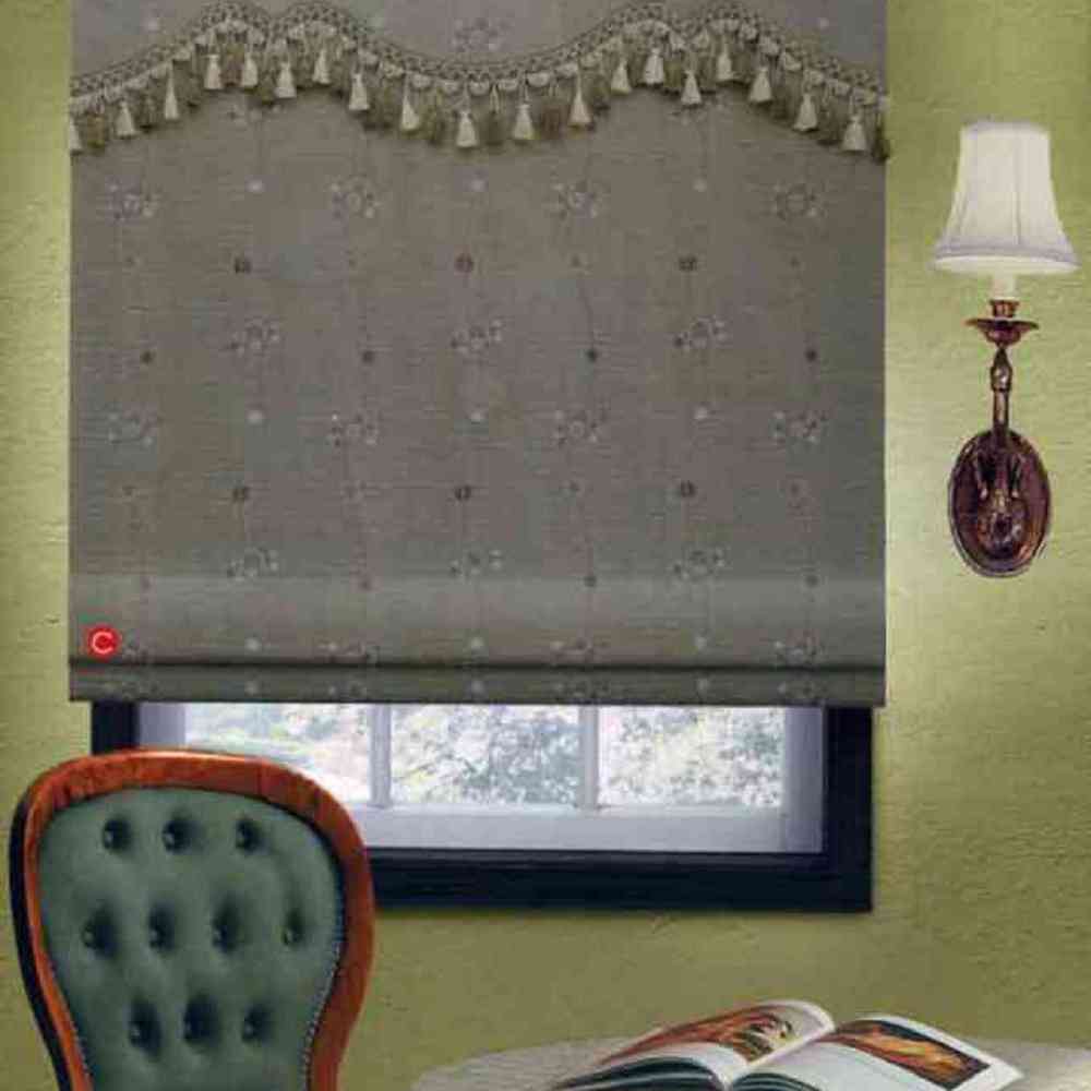 精緻羅馬簾 - 層次感摺疊設計